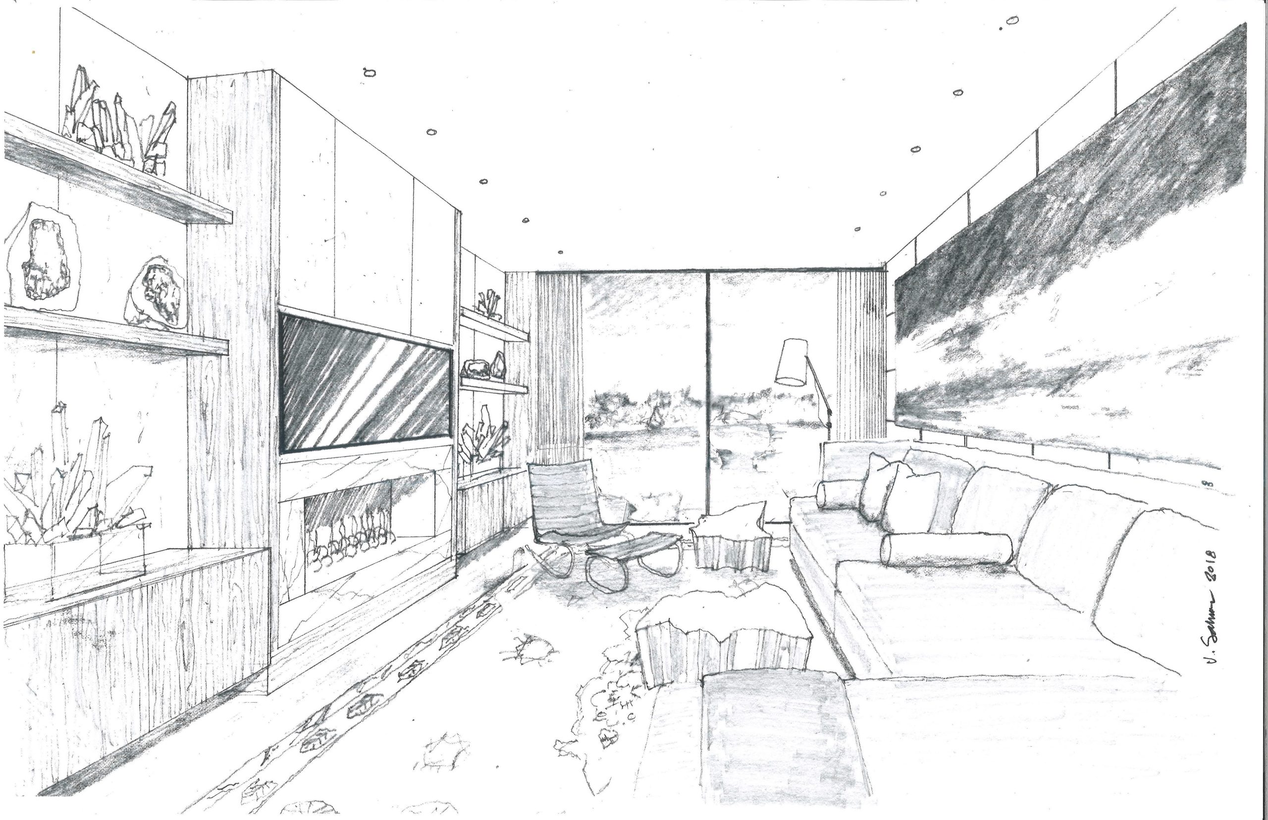 Glass House Rendering